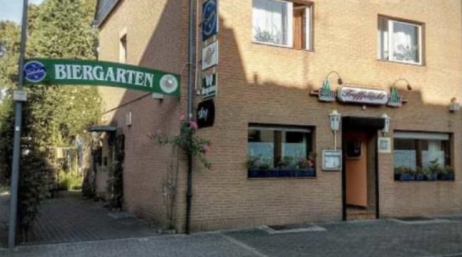 Außenansicht der Gaststätte Treffpunkt